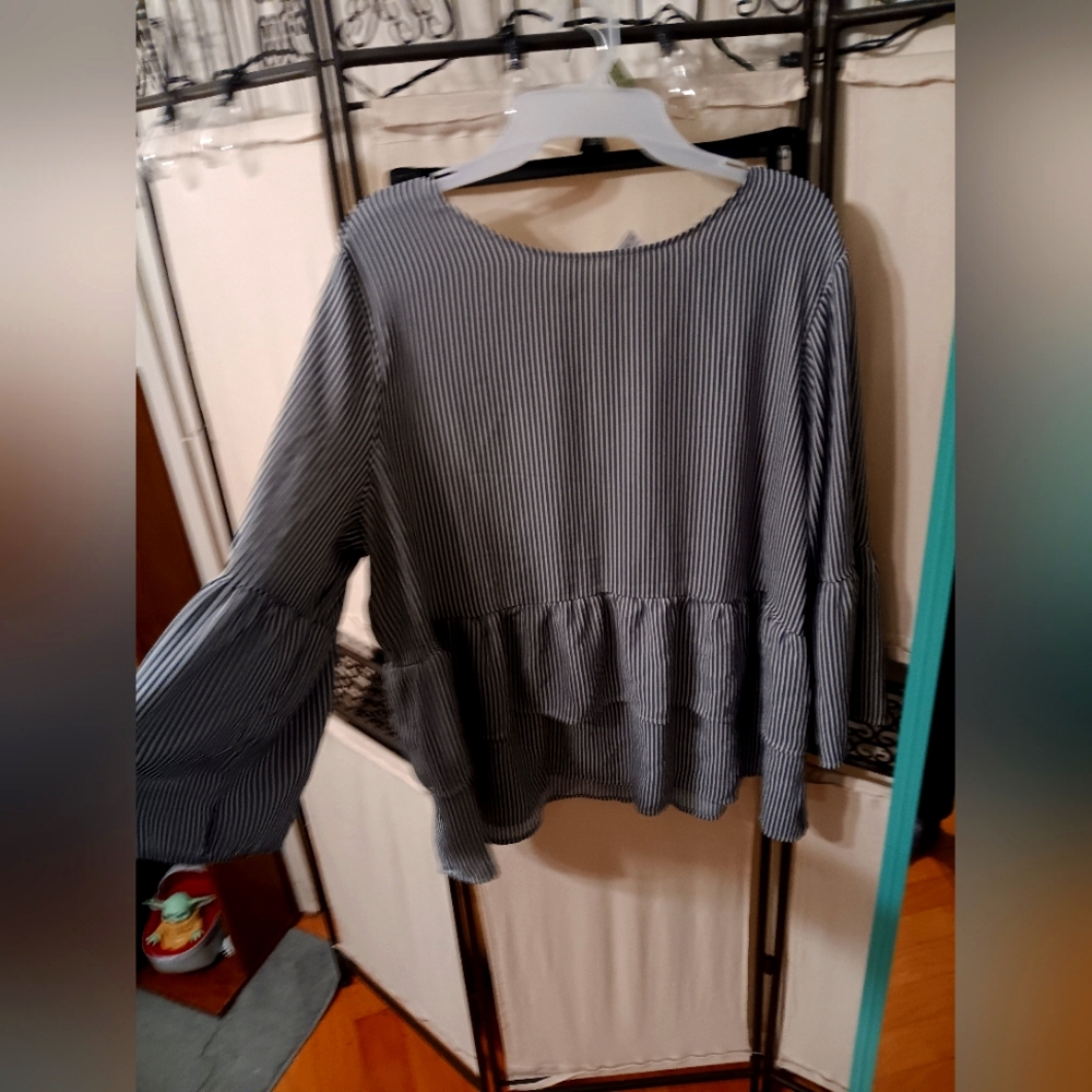Plus size dress shirt